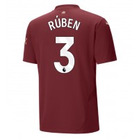 Manchester City Ruben Dias #3 Replica Third Shirt 2024-25 Short Sleeve